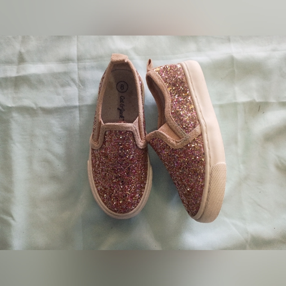 ‼️5 items for $8‼️Sparkly Pink Slip-On Kids Shoes